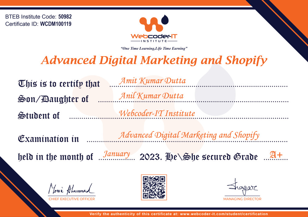 Digital Marketing Certificate