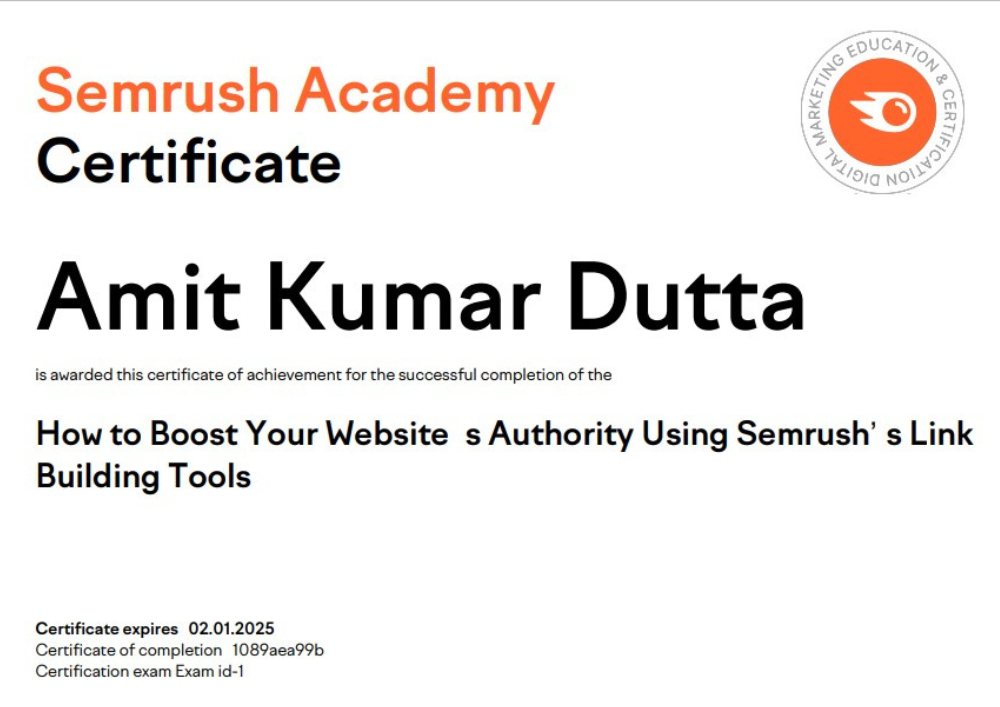 Link-Building-Certificate-By-Semrush